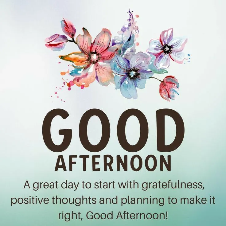 Good Afternoon Images With Quotes