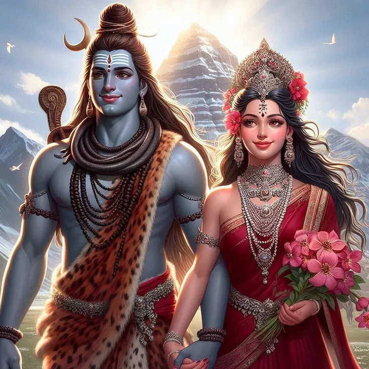 shiv-parvati-cute-images-4 Shiv Parvati Cute Image
