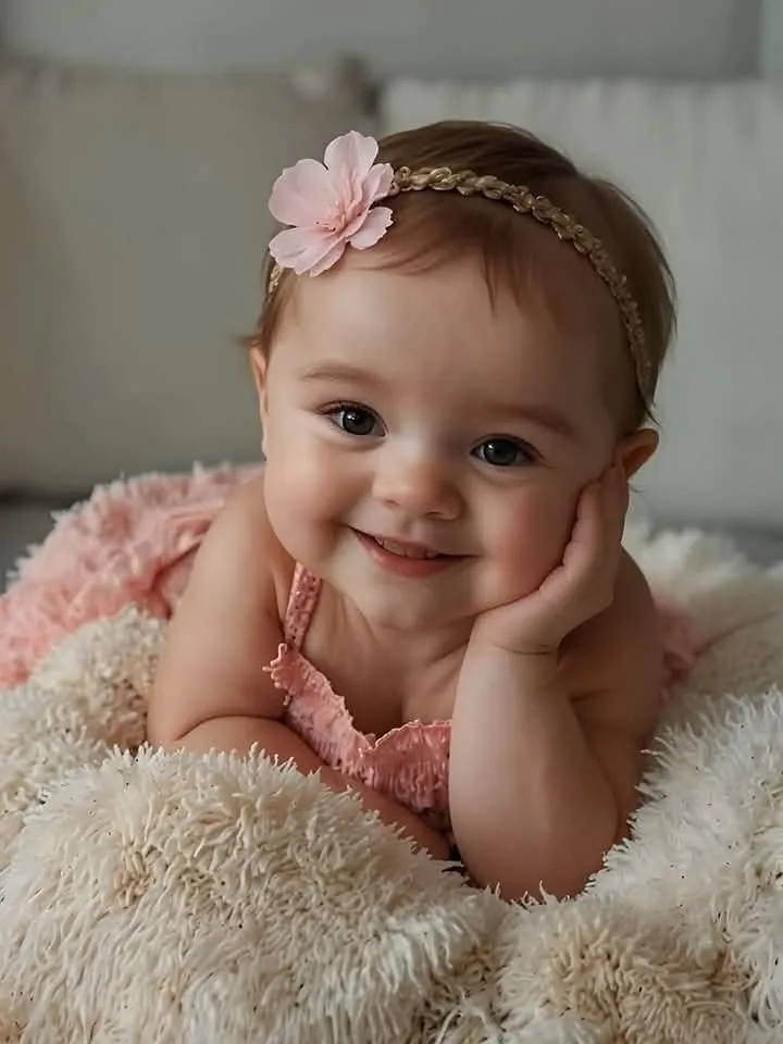 Smile Cute Baby Girl Pic