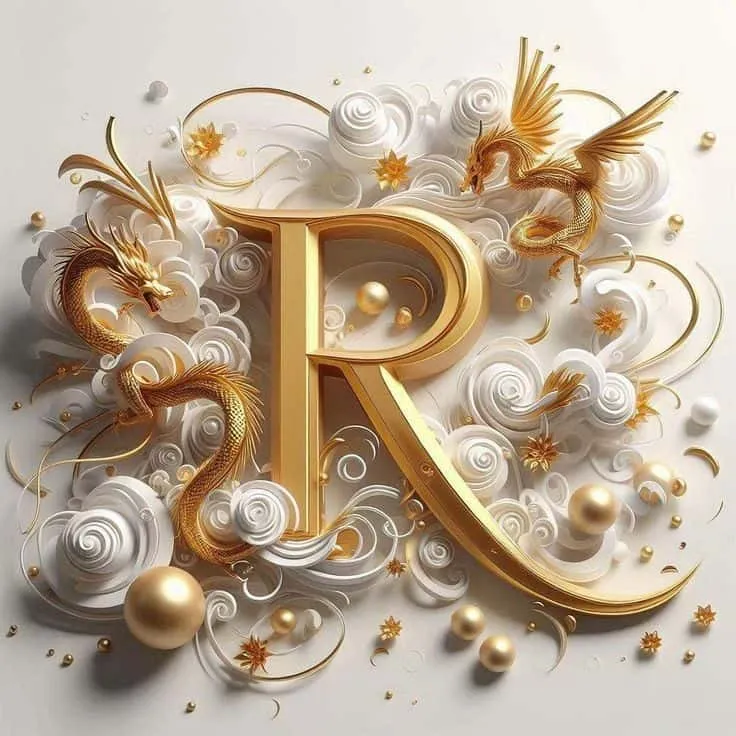 Stylish R Name Dp